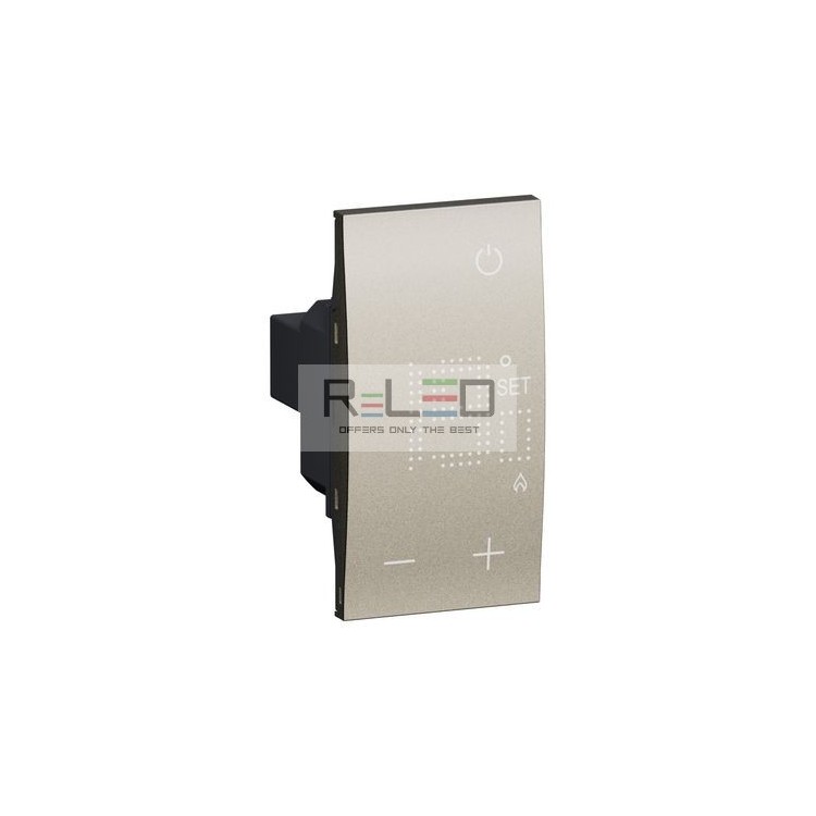 BTicino Living Now termostato 230 V Champagne KC4441