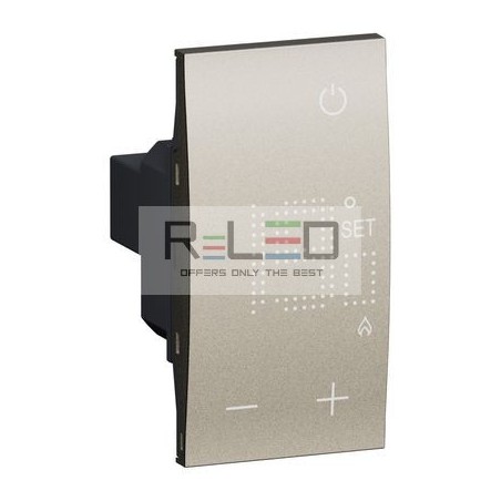 BTicino Living Now termostato 230 V Champagne KC4441