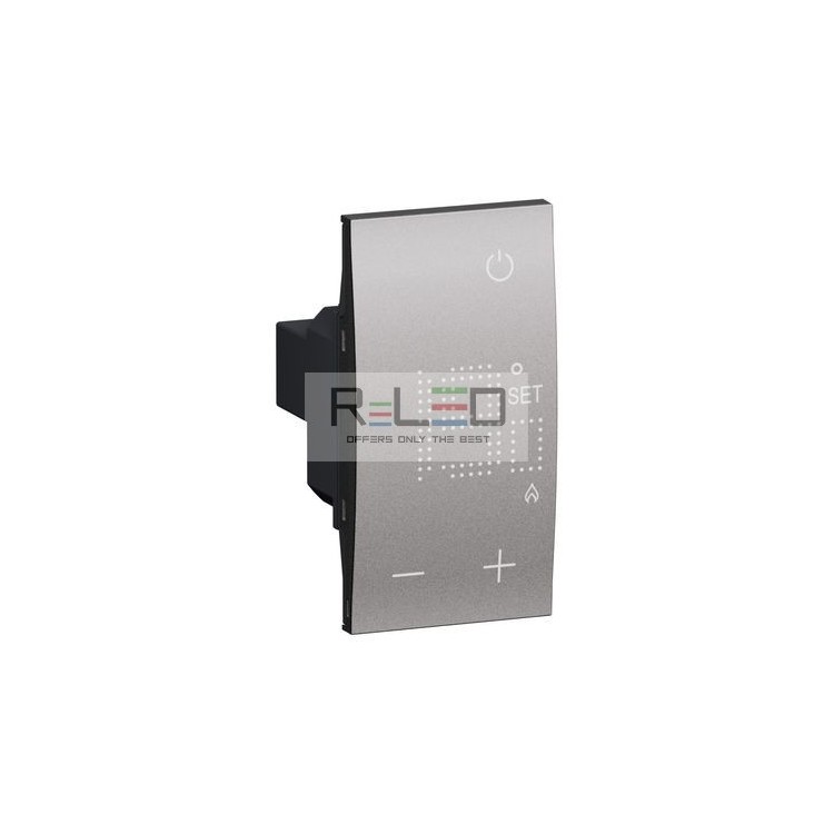 BTicino Living Now termostato 230 V Steel KS4441