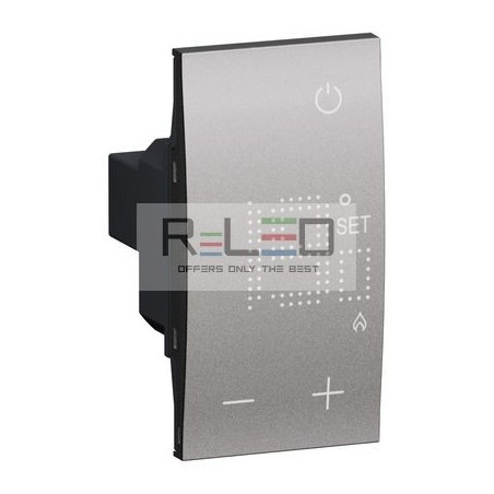 BTicino Living Now termostato 230 V Steel KS4441