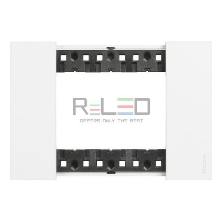 BTicino Living Now placca bianco 3 moduli KA4803KW