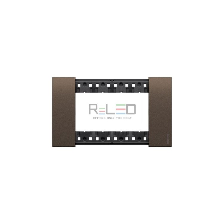 BTicino Living Now placca Bronze 4 moduli KA4804KB