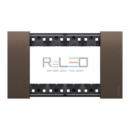 BTicino Living Now placca Bronze 4 moduli KA4804KB
