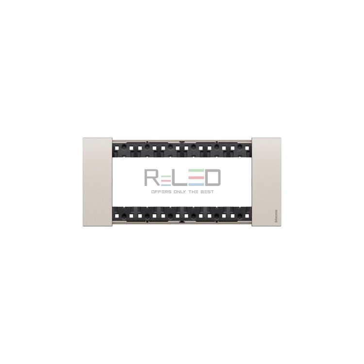 BTicino Living Now placca Champagne 6 moduli KA4806KC