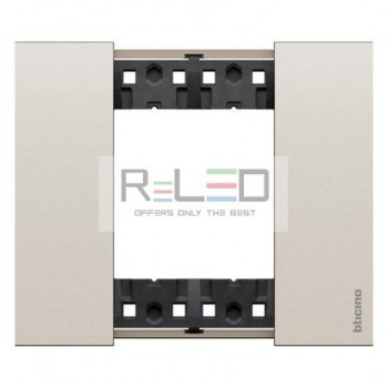 BTicino Living Now placca Champagne 2 moduli KA4802KC