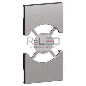 BTicino Living Now cover presa Italia/Germania P40 Steel KS03