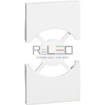 BTicino Living Now cover presa Italia/Germania P40 bianco KW03