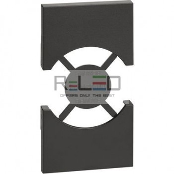 BTicino Living Now cover presa Italia/Germania P40 nero KG03