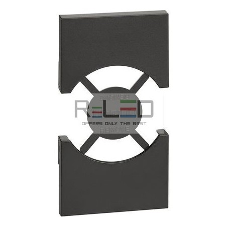 BTicino Living Now cover presa Italia/Germania P40 nero KG03