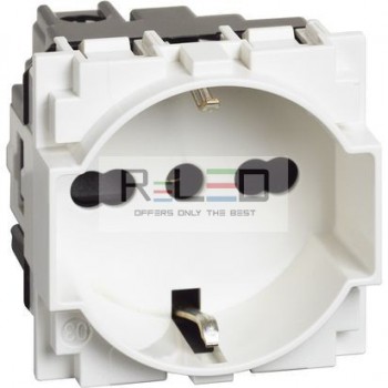 BTicino Living Now presa Italia/Germania P40 10/16 A bianco KW4140A16