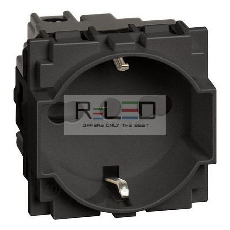 BTicino Living Now presa Italia/Germania P40 10/16 A nero KG4140A16