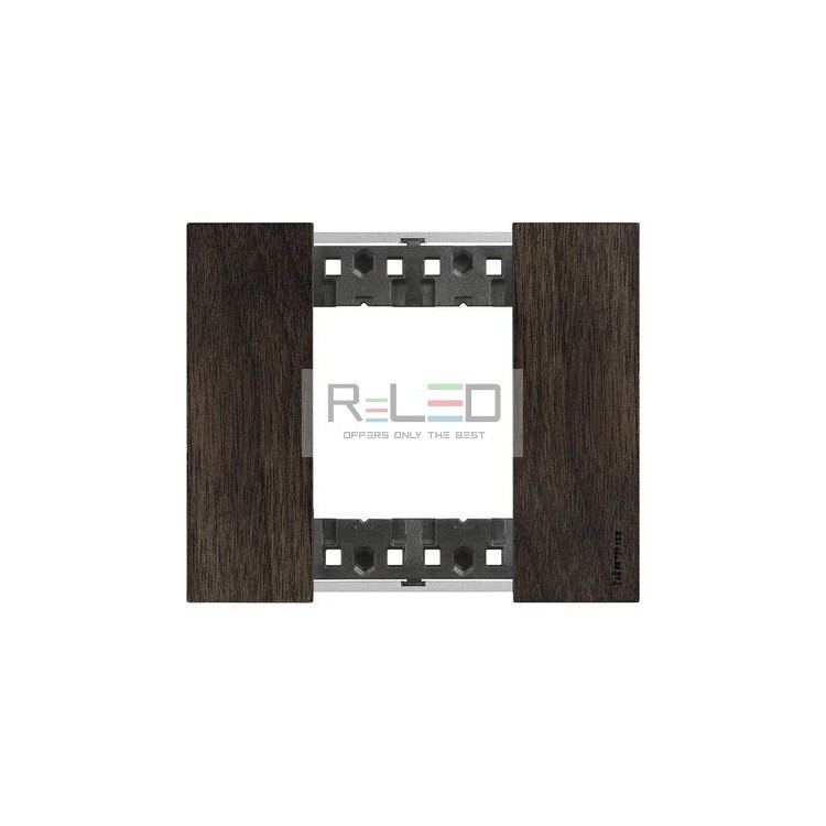 BTicino Living Now placca Noce 2 moduli KA4802LG
