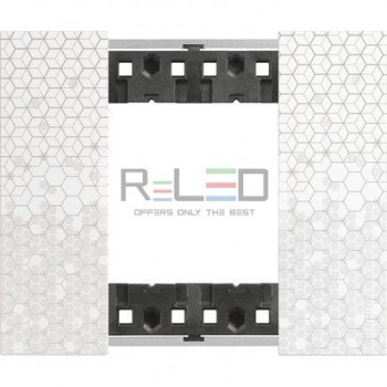 BTicino Living Now placca Pixel 2 moduli KA4802MW