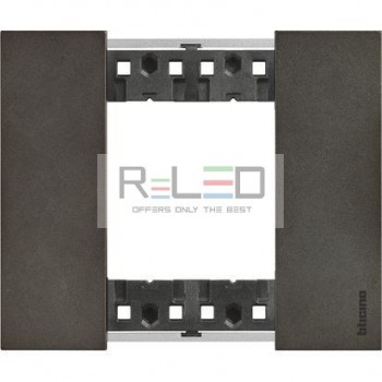 BTicino Living Now placca Space 2 moduli KA4802NG