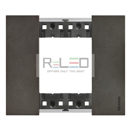 BTicino Living Now placca Space 2 moduli KA4802NG