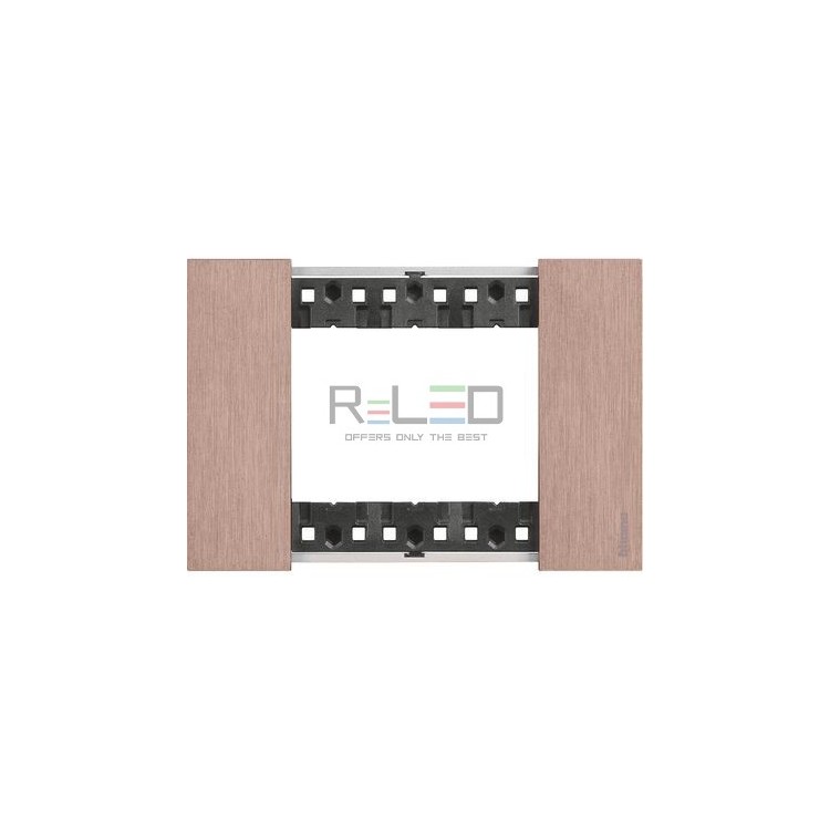 BTicino Living Now placca Rame 3 moduli KA4803ZM