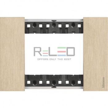 BTicino Living Now placca Oro 3 moduli KA4803ZW