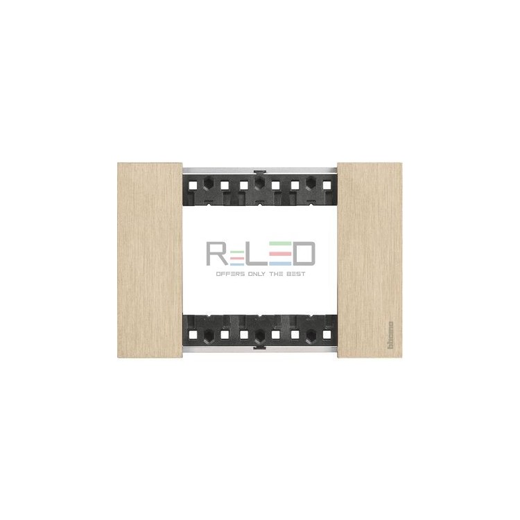BTicino Living Now placca Oro 3 moduli KA4803ZW