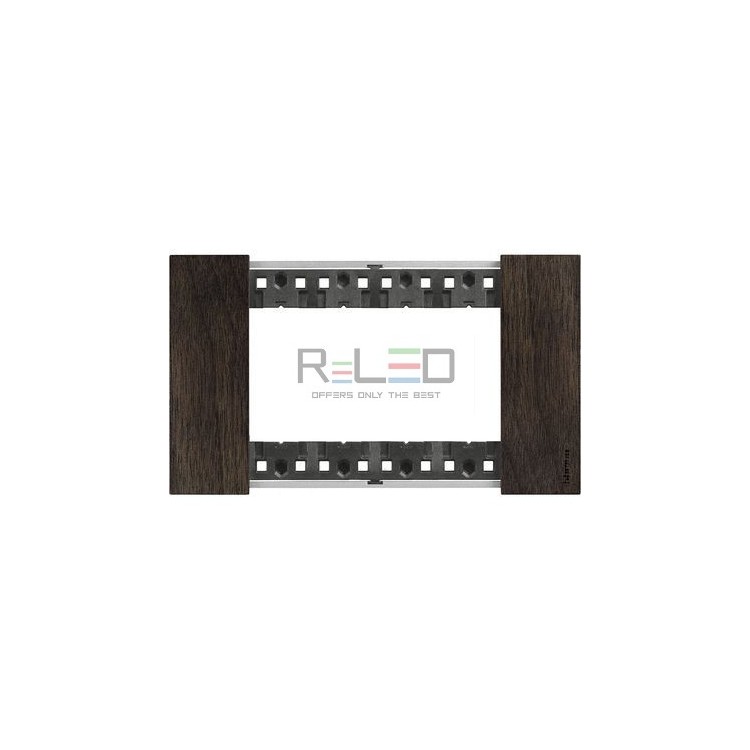 BTicino Living Now placca Noce 4 moduli KA4804LG