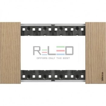 BTicino Living Now placca Rovere 4 moduli KA4804LM