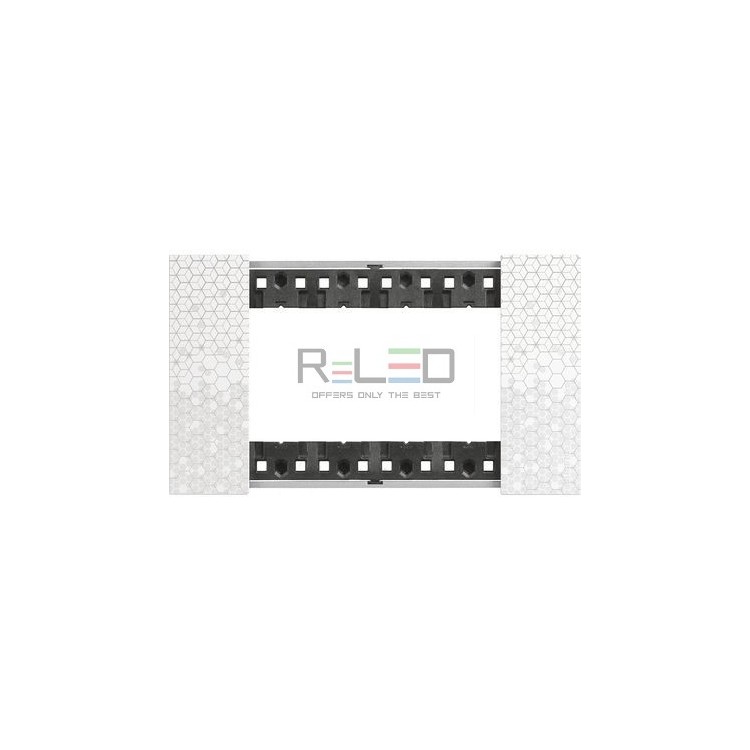 BTicino Living Now placca Pixel 4 moduli KA4804MW