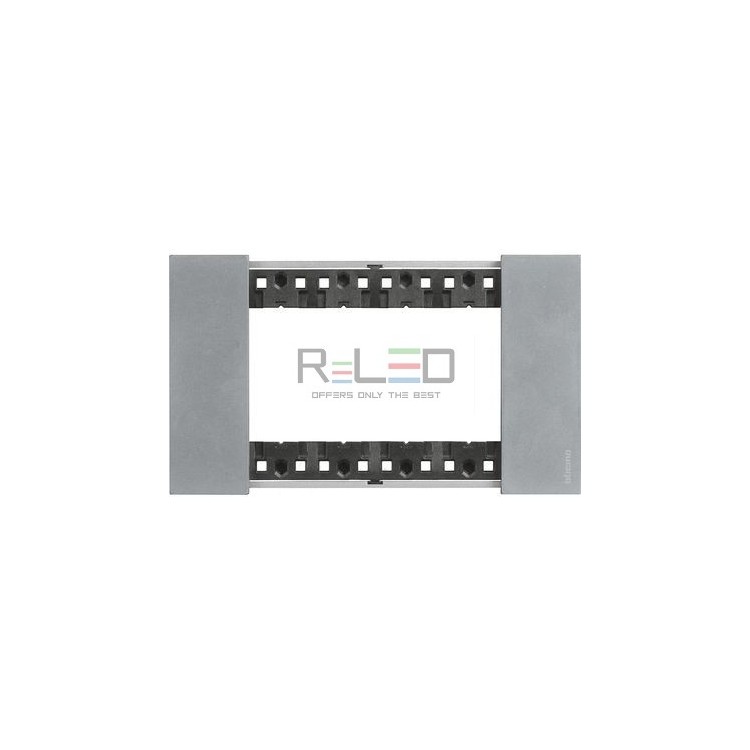 BTicino Living Now placca Moon 4 moduli KA4804NW