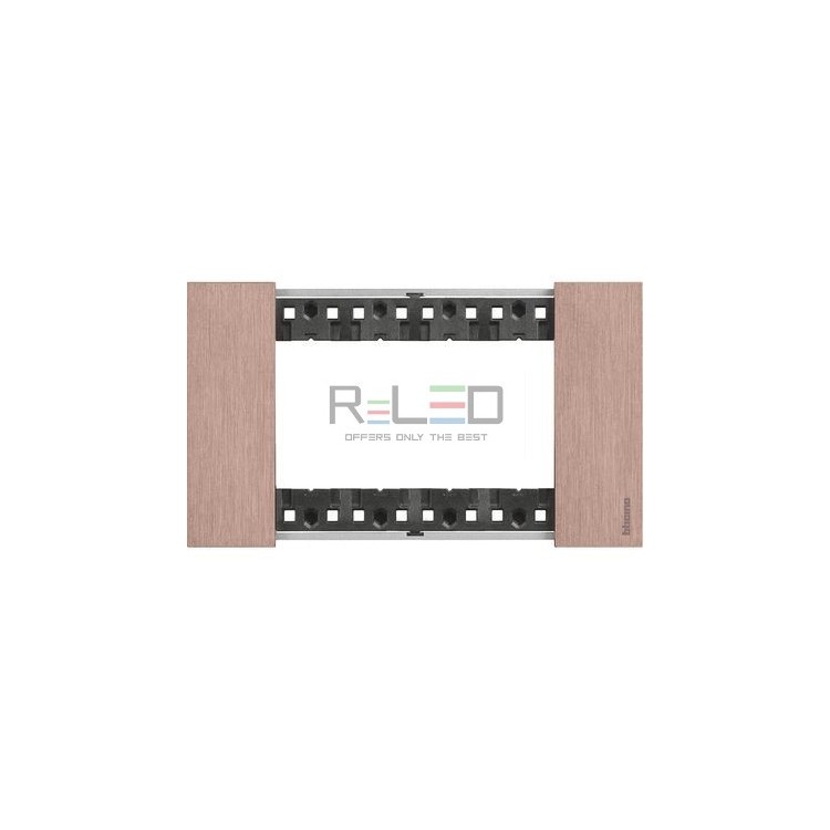 BTicino Living Now placca Rame 4 moduli KA4804ZM
