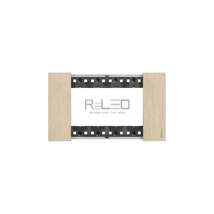 BTicino Living Now placca Oro 4 moduli KA4804ZW
