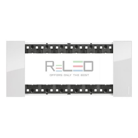 BTicino Living Now placca Ghiaccio 6 moduli KA4806DW
