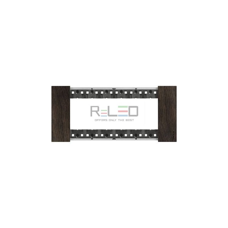 BTicino Living Now placca Noce 6 moduli KA4806LG