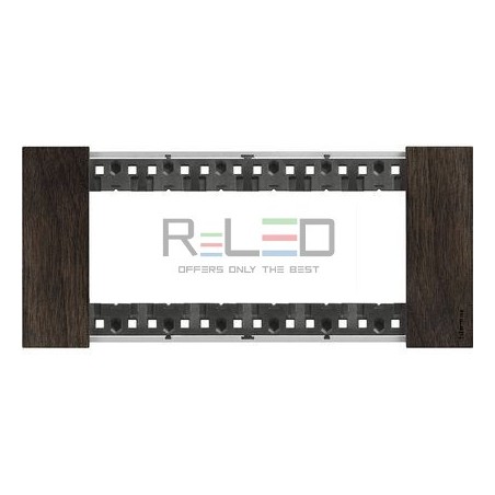 BTicino Living Now placca Noce 6 moduli KA4806LG