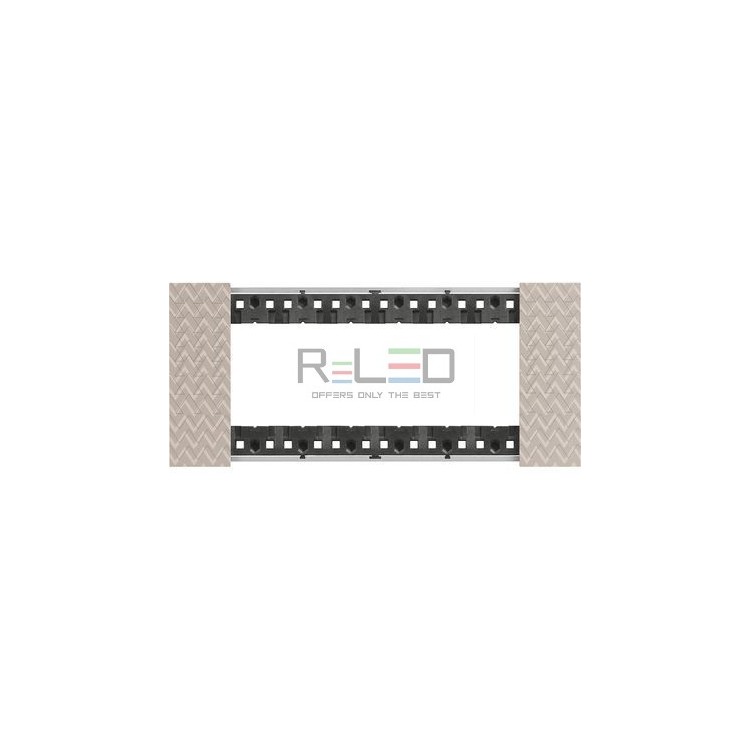 BTicino Living Now placca Optic 6 moduli KA4806MM