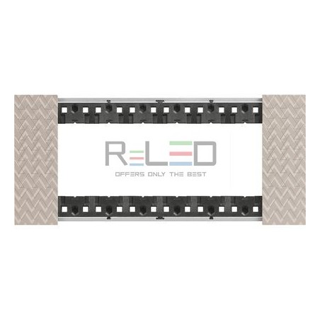 BTicino Living Now placca Optic 6 moduli KA4806MM