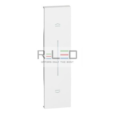 BTicino Living Now cover doppio pulsante interbloccato bianco KW05