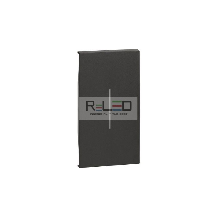 BTicino Living Now cover comando 2 moduli nero KG01M2
