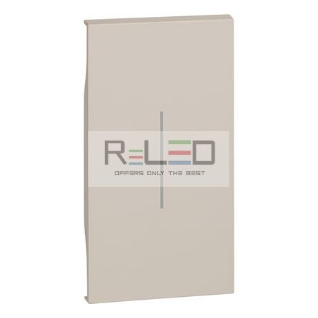 BTicino Living Now cover comando 2 moduli sabbia KM01M2